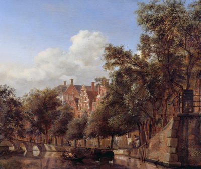 Vista del Herengracht, Ámsterdam de Jan van der Heyden